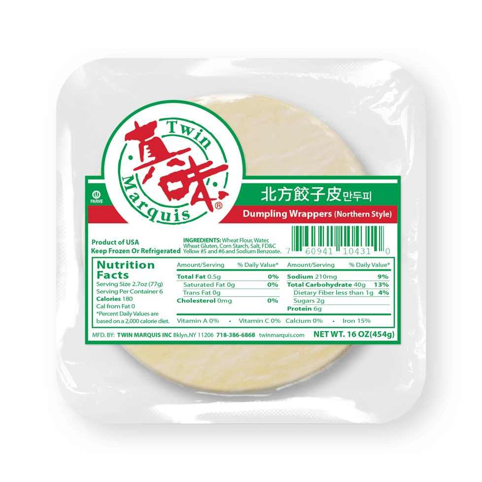 Northern Style Dumpling Wrappers Wrappers Products Twin Marquis (真味) Manufacturer of