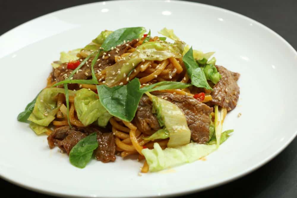 BBQ Beef Yakisoba