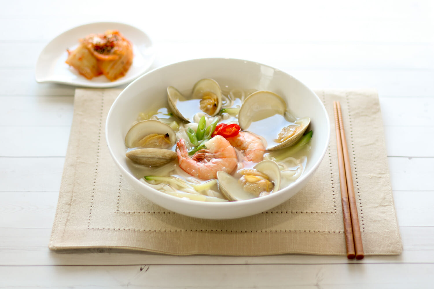 Private: Seafood Kalguksu Noodle Soup