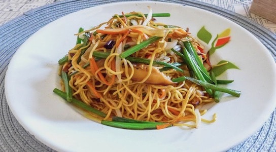 Vegetable Pan-Fried Noodles 1