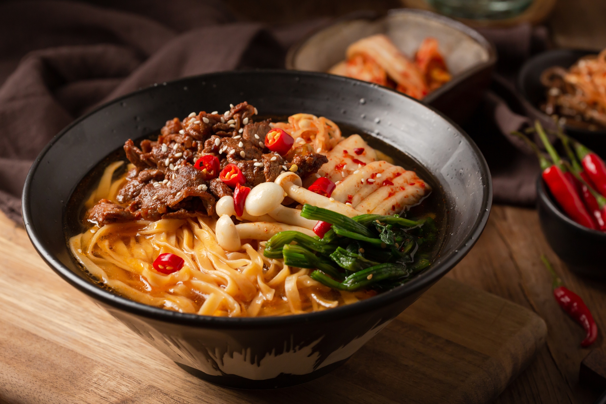 Bulgogi Wonton Noodles