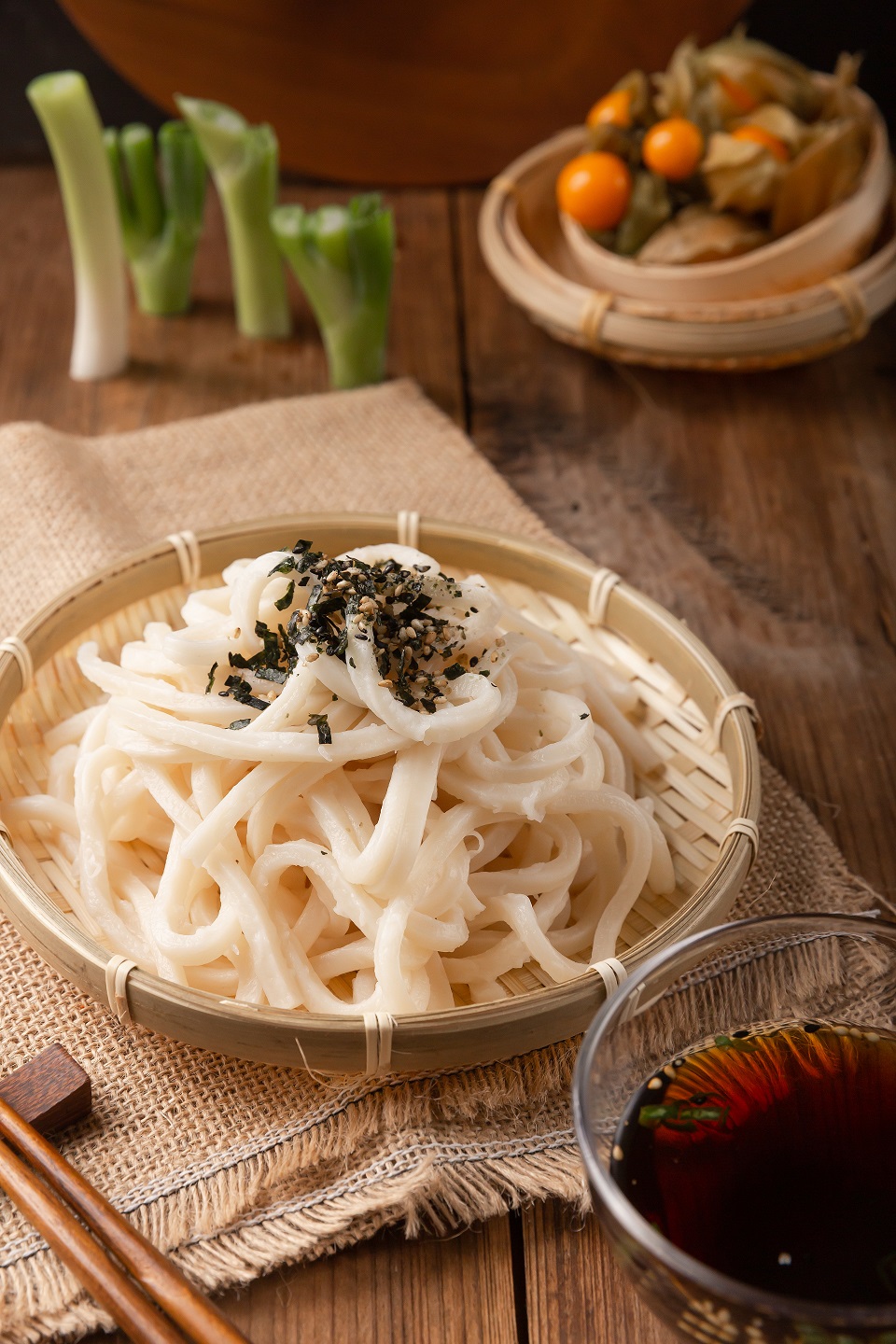 Zaru Udon (Cold Udon with Homemade Dipping Sauce)