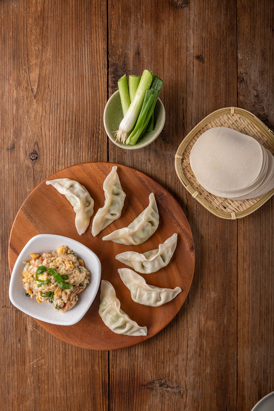 Fresh Pork & Corn Dumplings