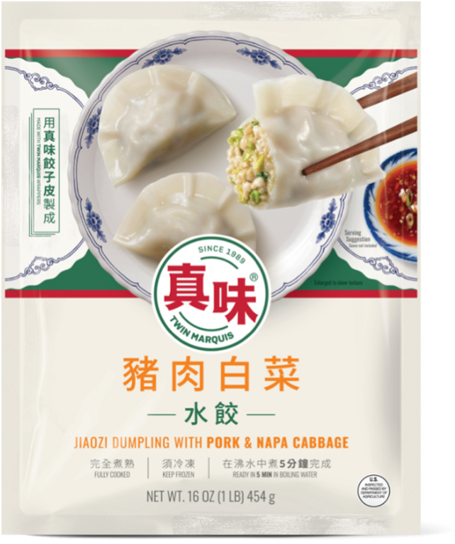 Jiaozi Dumpling With Pork & Napa cabbage Twin Marquis